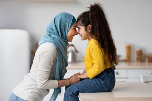 My precious daughter, in Arabic